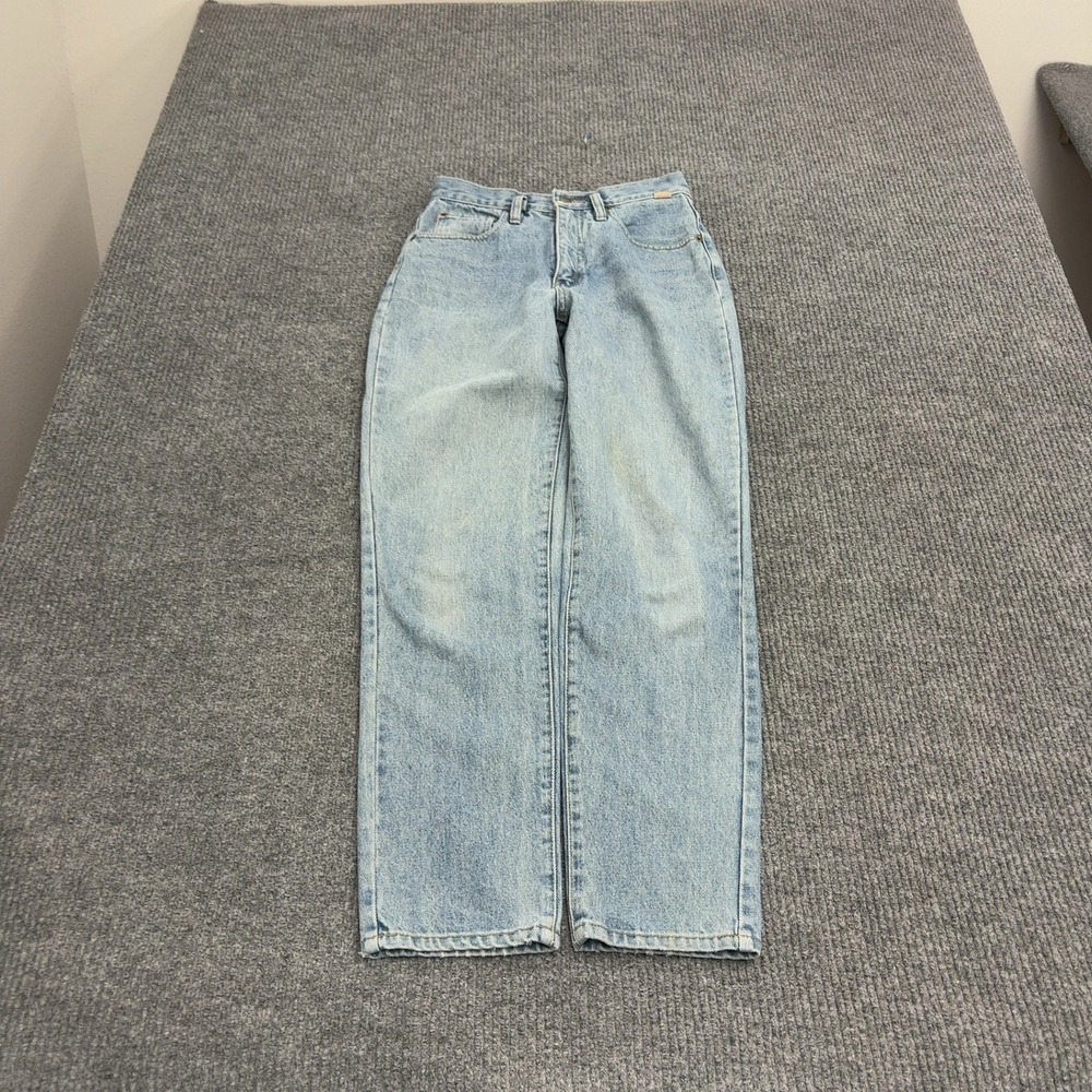 Vintage Esprit Jeans Womens 27 Light Wash Denim High Rise Tapered Mom Retro